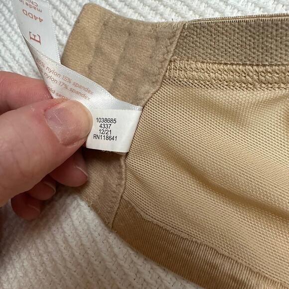 Cacique Smooth Lightly Lined Full Coverage Bra, bundle of 2, Size 44DD - Picture 10 of 11